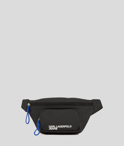 Karl Lagerfeld Coated Belt Bag | Black