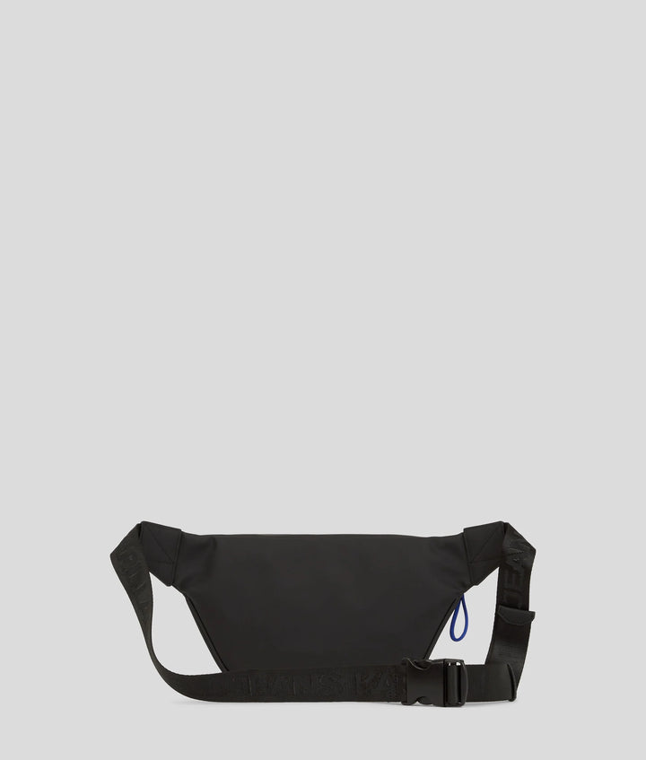 Karl Lagerfeld Coated Belt Bag | Black