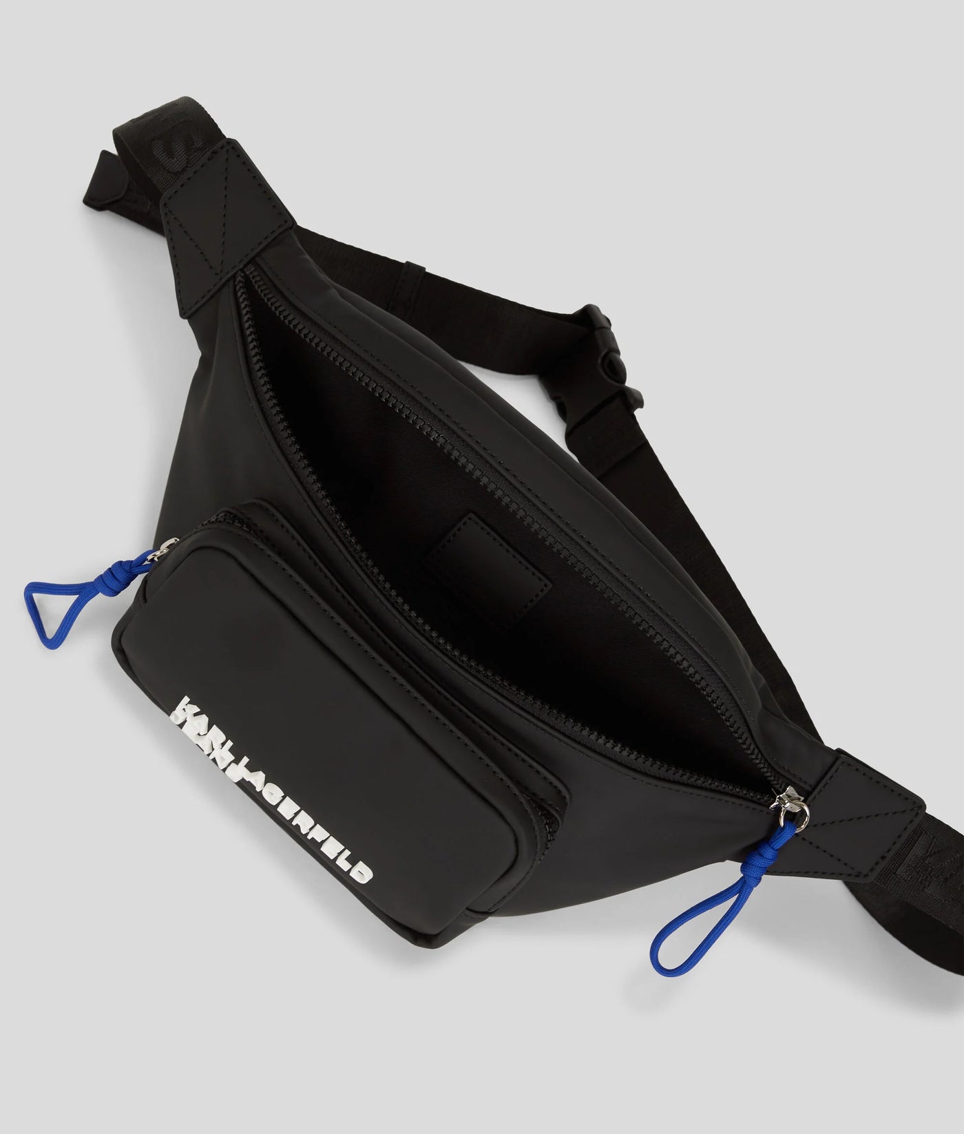 Karl Lagerfeld Coated Belt Bag | Black