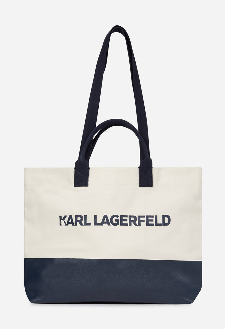 Karl Lagerfeld Essential Logo Shopper Bag | Cannoli Cream