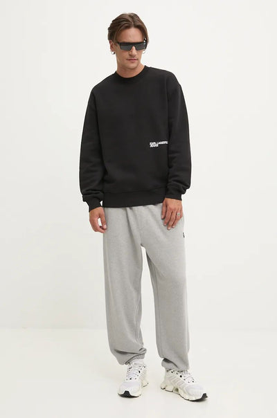 Karl Lagerfeld Cotton Relaxed Fit Sweatshirt | Black