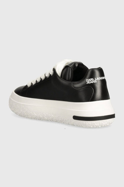 Karl Lagerfeld Women's Leather Sneakers | Black