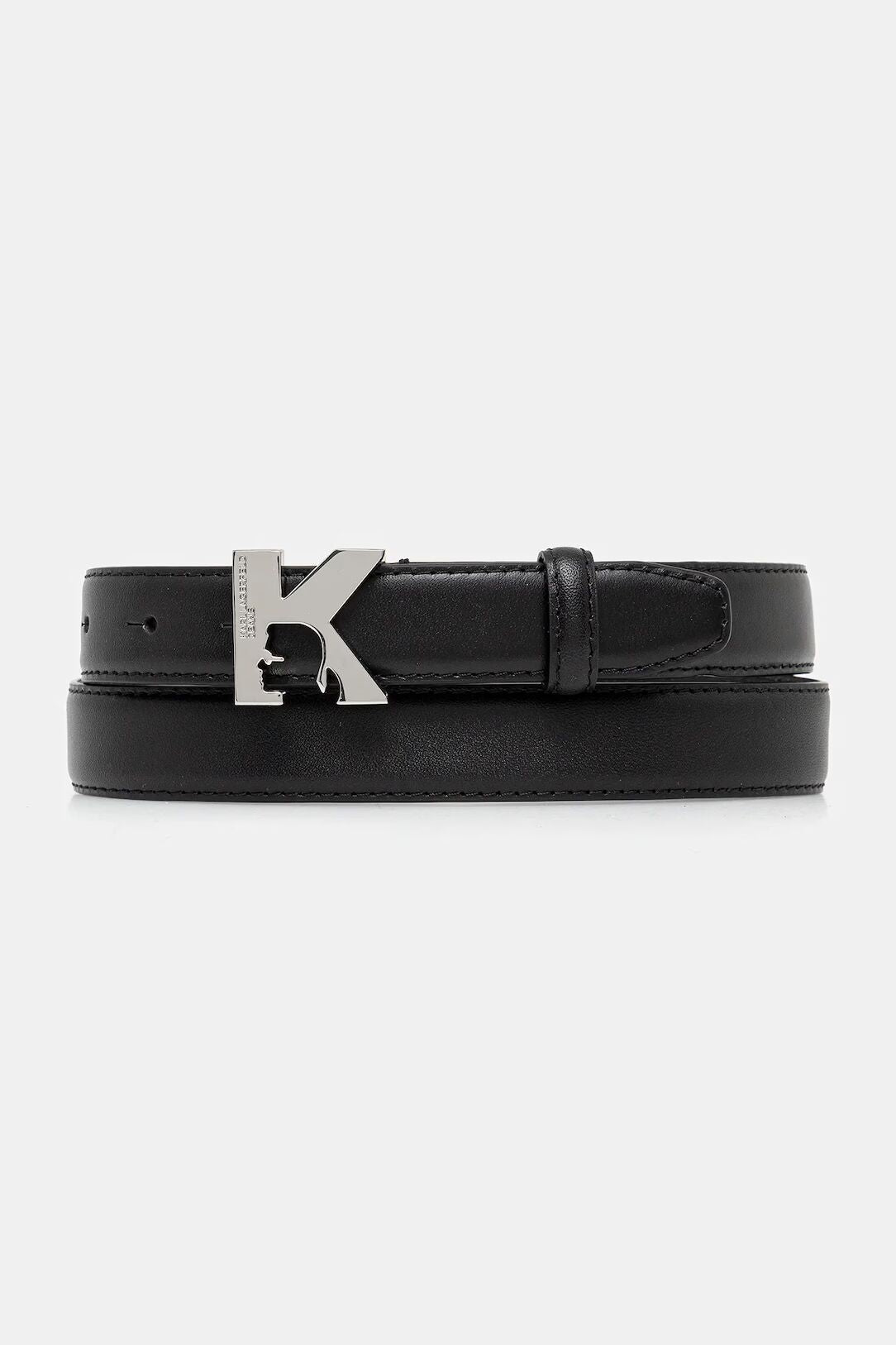 Karl Lagerfeld Logo Women's Belt | Black