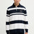 Paul & Shark Cotton Jersey Rugby Polo with Embroidery | Navy/White