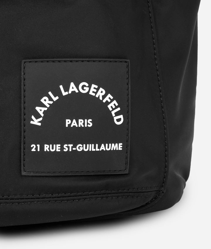Karl Lagerfeld Nylon Backpack | Black