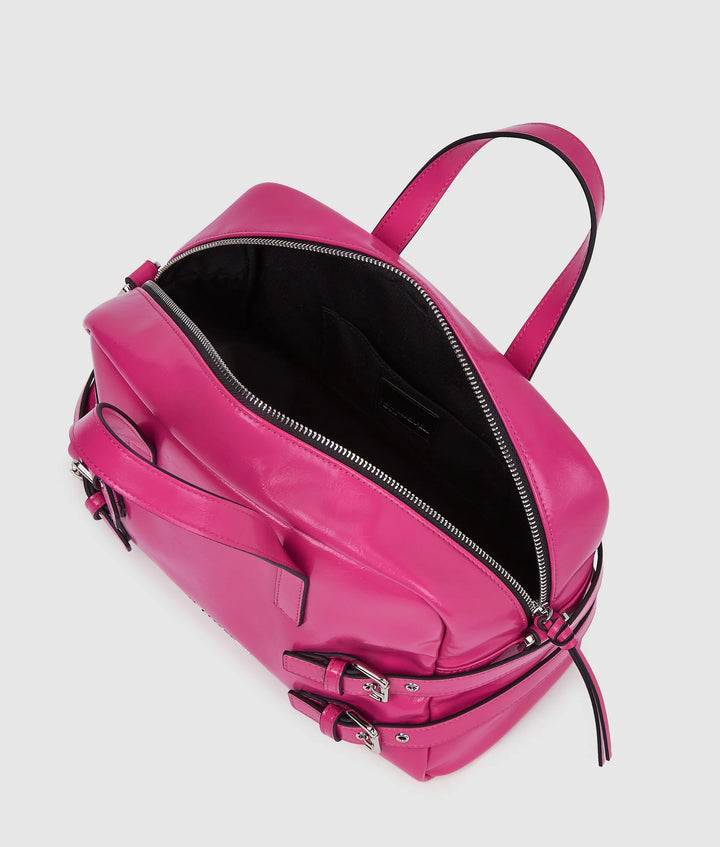 Karl Lagerfeld Buckle Bowling Bag | Very Berry