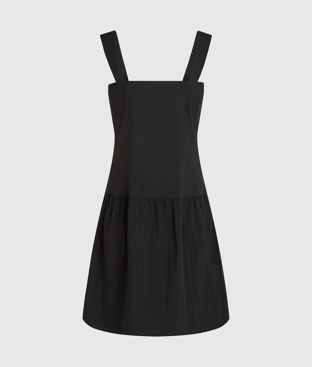 Karl Lagerfeld Tie Detail Mini Dress | Black