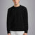 Paul & Shark Wool Crewneck Pullover with Iconic Badge | Black