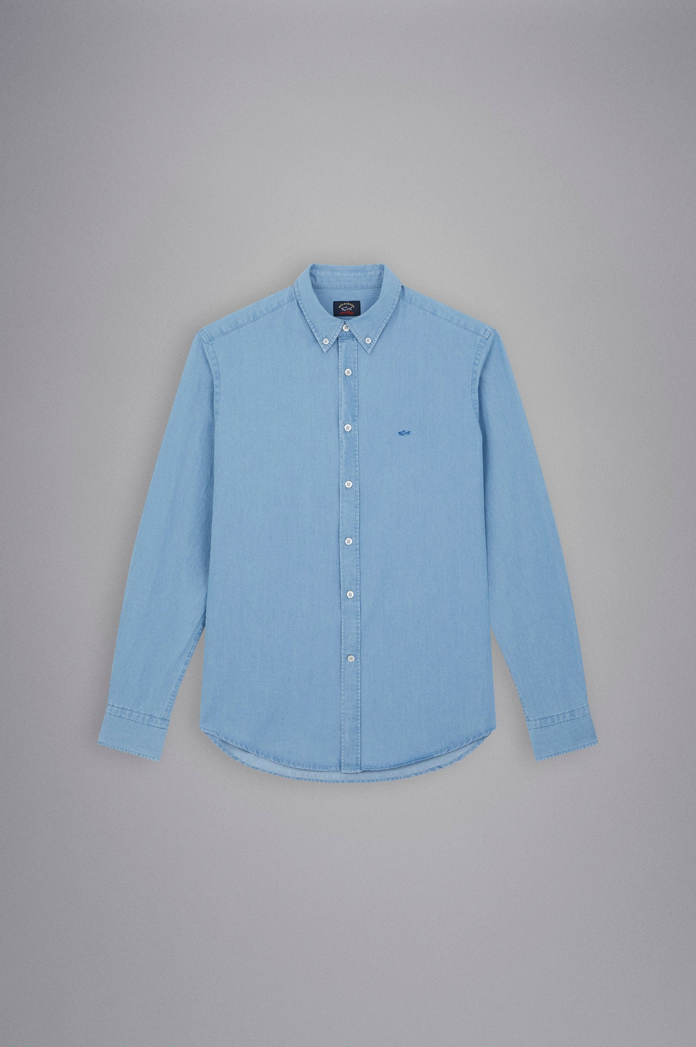 Paul & Shark Denim Cotton Shirt | Blue
