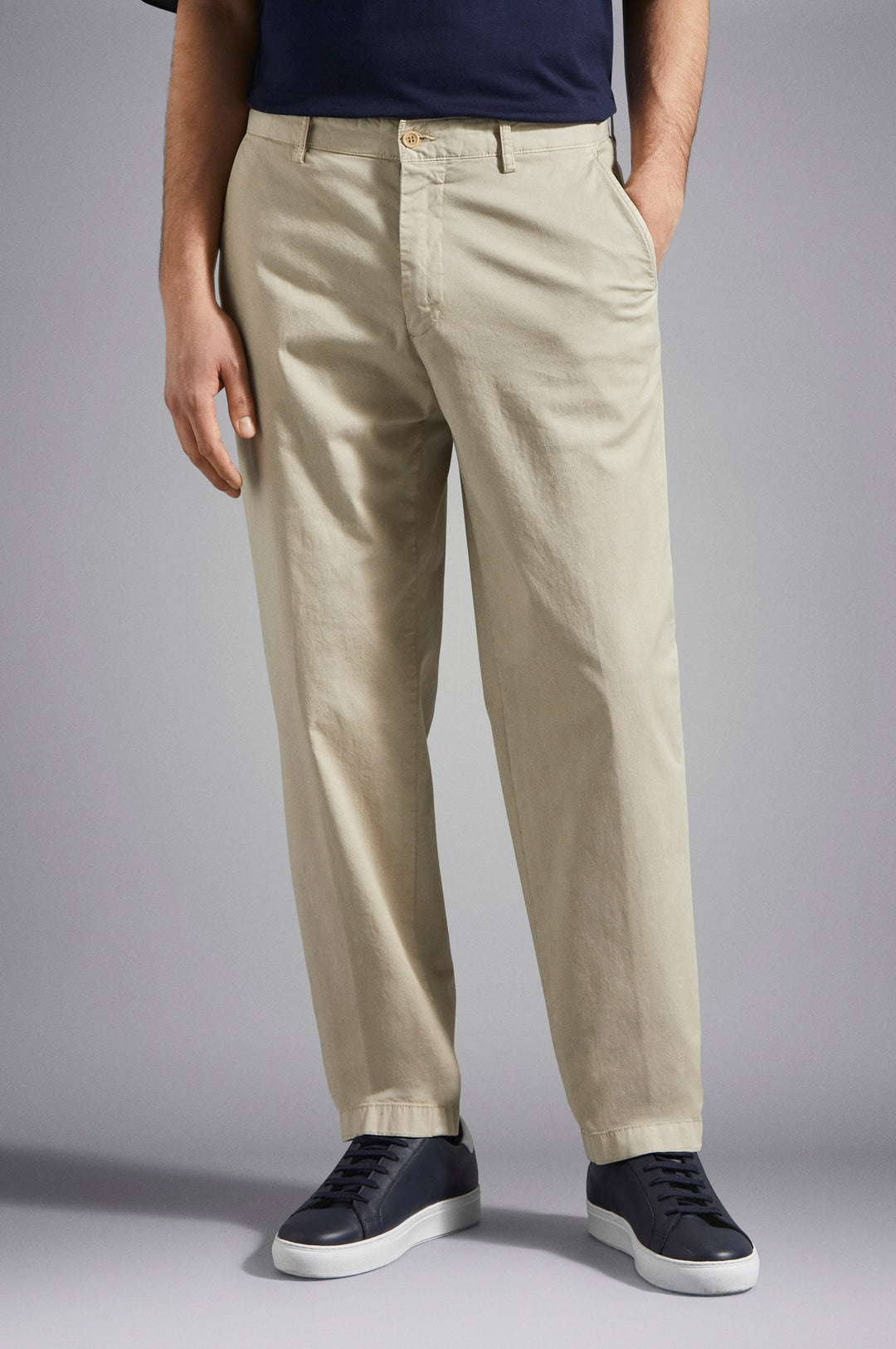 Paul & Shark Stretch Cotton Trousers | Beige