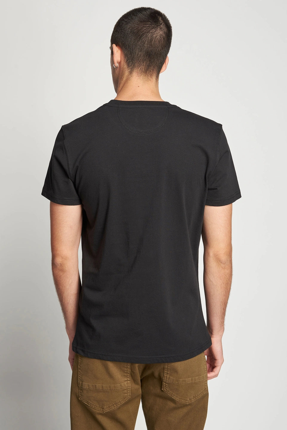 La Martina Men's T-shirt in Regular Fit-Serge | Black