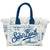 MC2 Saint Barth Vanity Canvas Bag | Blue/White