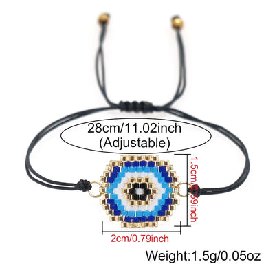 Never Needy Casual String Stretch Adjustable Bracelet | Red