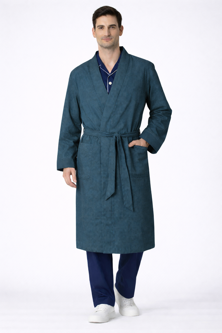 Derek Rose Dressing Gown | DARK GREEN