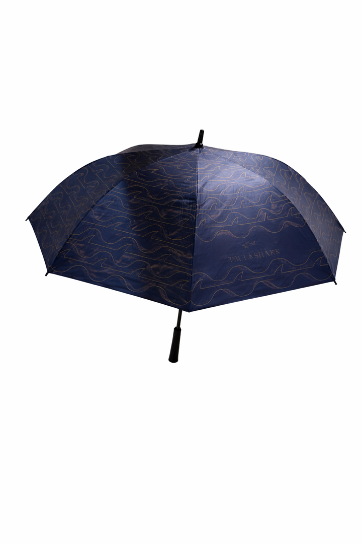 Paul & Shark Large Monogram Umbrella | Navy