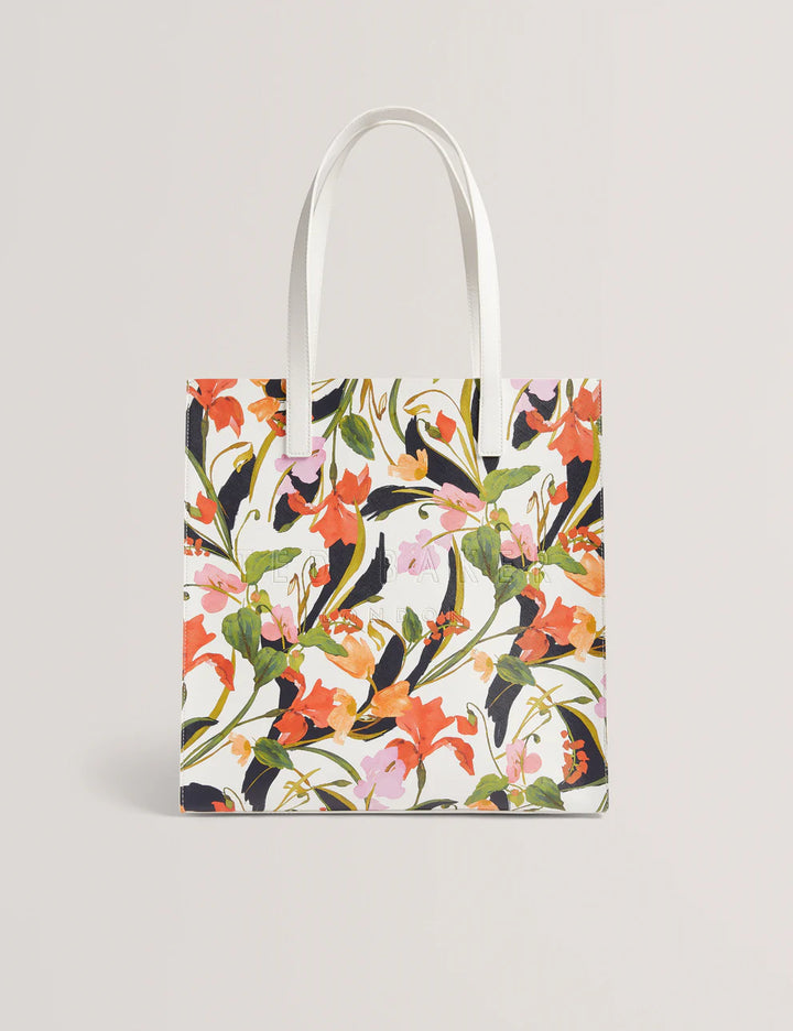 Ted Baker Flowela Floral Printed Icon Bag | Cream