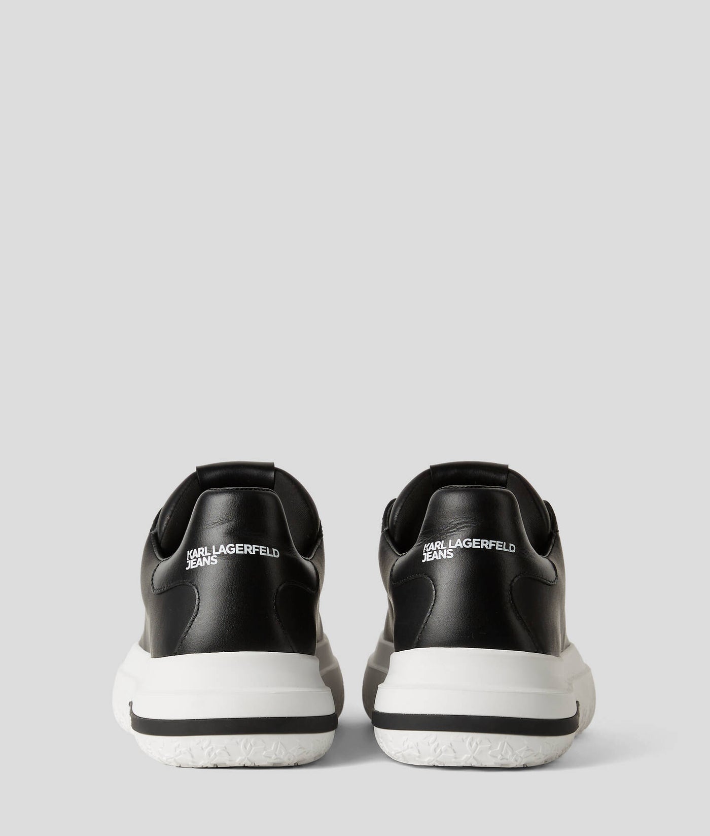 Karl Lagerfeld Leather Sneakers | Black