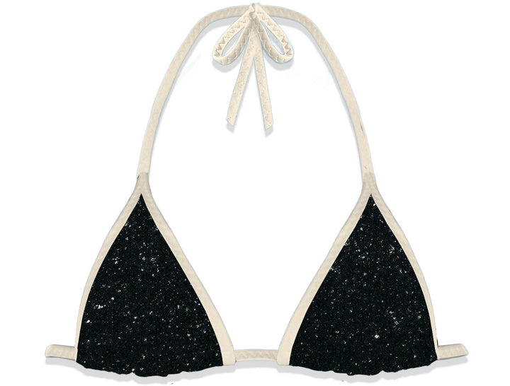 MC2 Saint Barth Bikini Triangle | Black