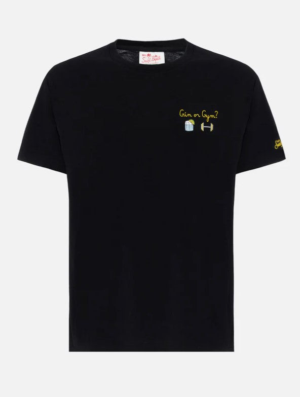 MC2 Saint Barth Classic Fit T-shirt Gin or Gym | Black