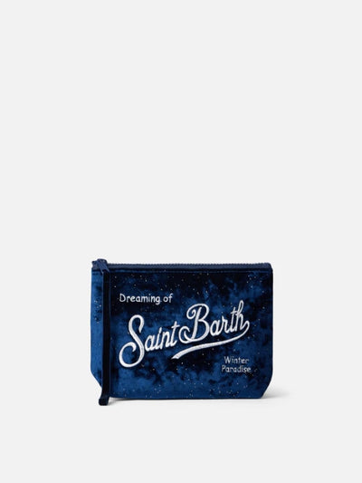 MC2 Saint Barth Pochette Aline with Logo Embroidery | Navy