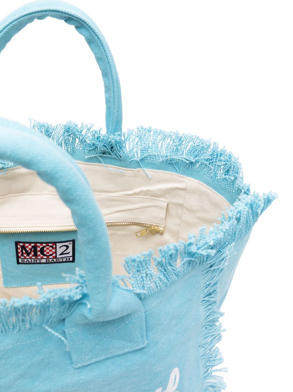 MC2 Saint Barth Vanity Canvas Bag | Light Blue