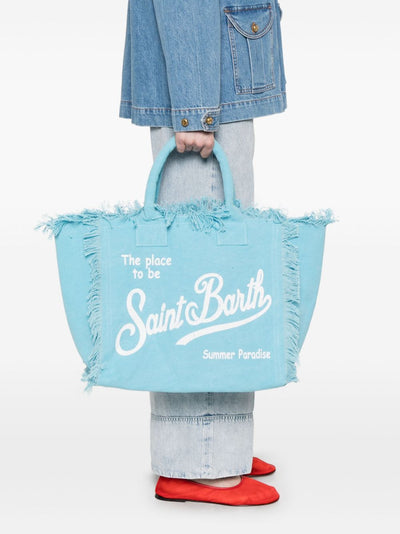 MC2 Saint Barth Vanity Canvas Bag | Light Blue