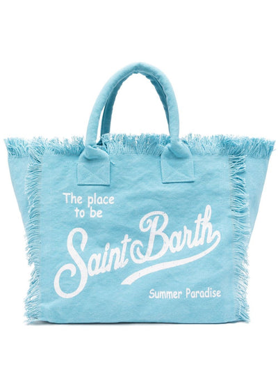 MC2 Saint Barth Vanity Canvas Bag | Light Blue