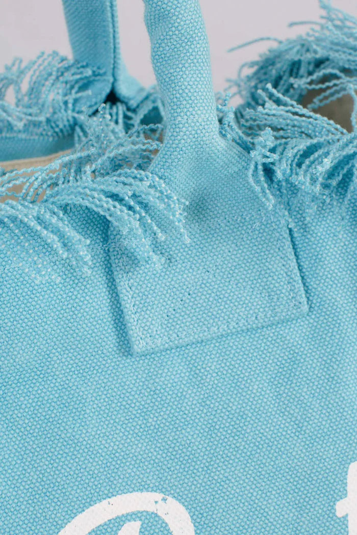 MC2 Saint Barth Vanity Canvas Bag | Light Blue