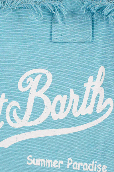 MC2 Saint Barth Vanity Canvas Bag | Light Blue