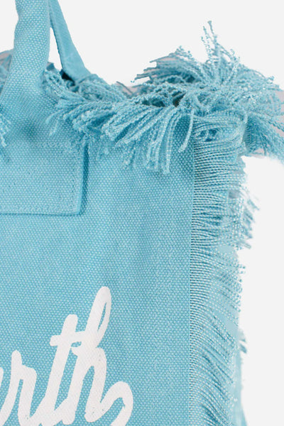 MC2 Saint Barth Vanity Canvas Bag | Light Blue