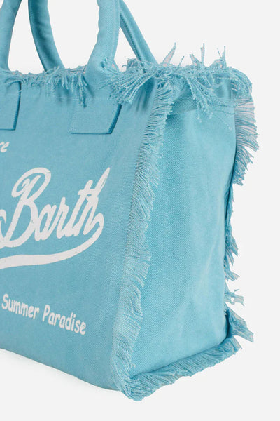 MC2 Saint Barth Vanity Canvas Bag | Light Blue