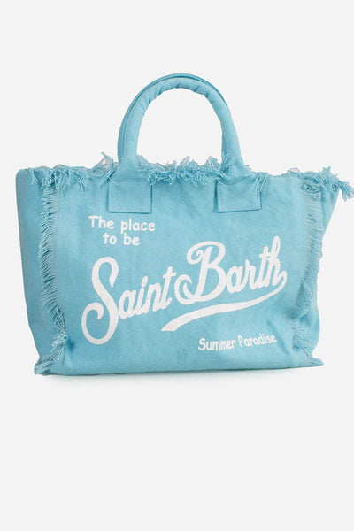 MC2 Saint Barth Vanity Canvas Bag | Light Blue