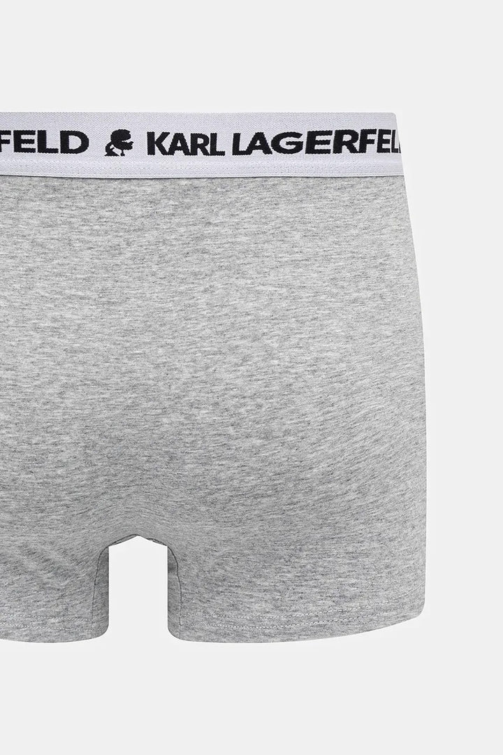 Karl Lagerfeld Logo Monochrome Trunk 3 Pieces | Black/Grey/White