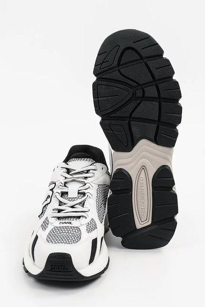 Karl Lagerfeld Men's Low Top Sneakers | White/Black