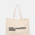 Karl Lagerfeld Logo Shopper Canvas Bag | Natural