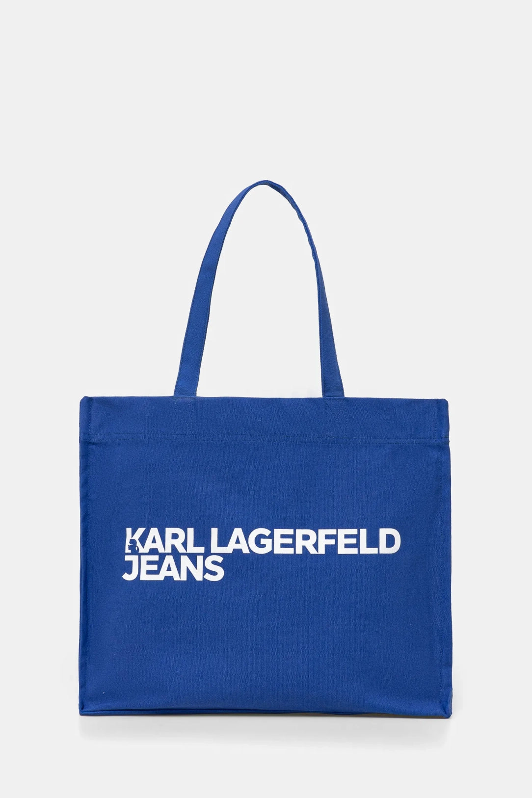 Karl Lagerfeld Logo Shopper Canvas Bag | Blue