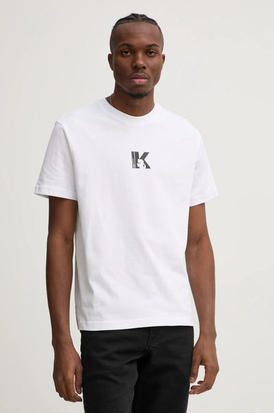 Karl Lagerfeld Regular Fit Logo T-shirt | White