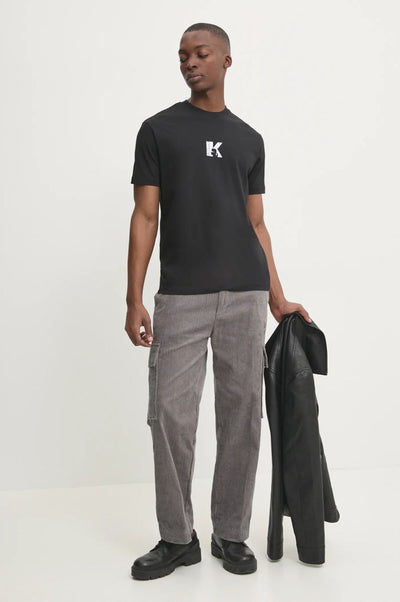 Karl Lagerfeld Regular Fit Logo T-shirt | Black