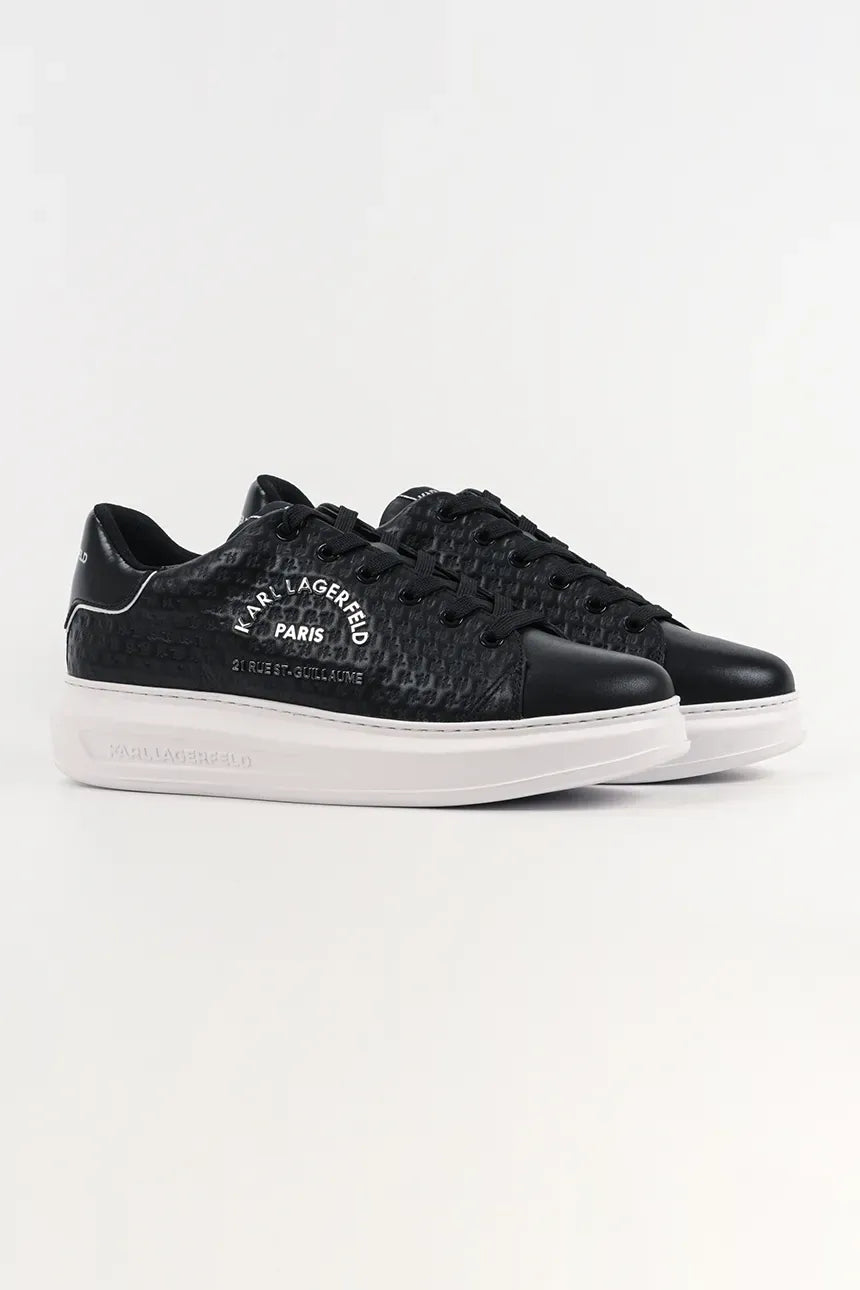 Karl Lagerfeld Kapri Microgram Men's Sneakers | Black