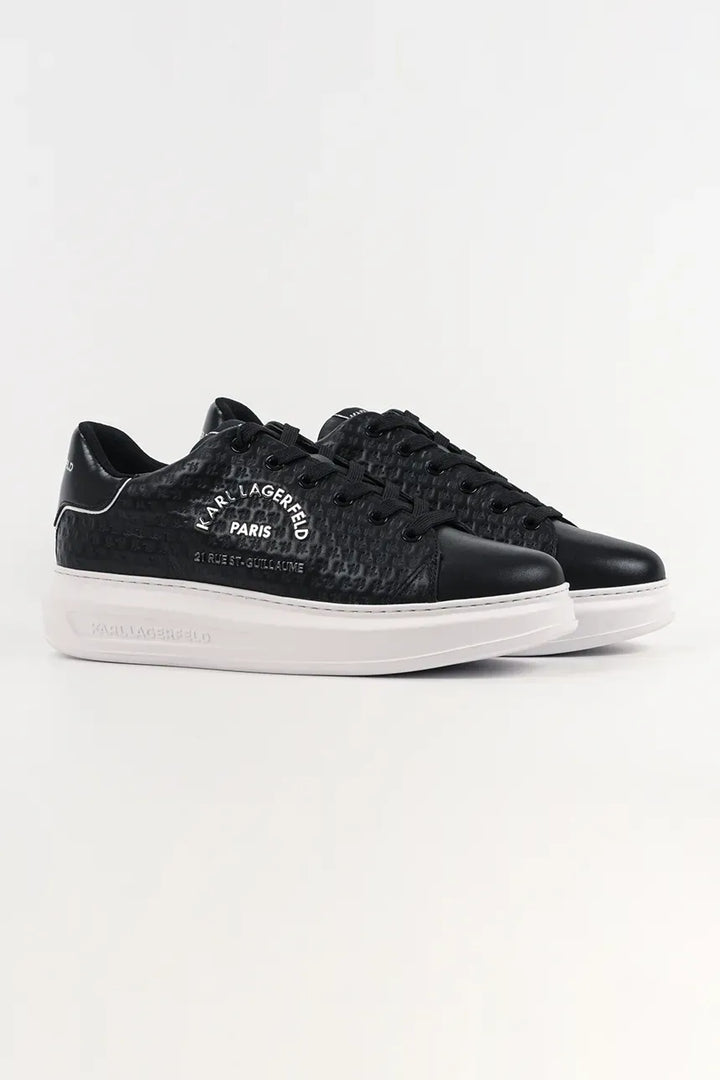 Karl Lagerfeld Kapri Microgram Men's Sneakers | Black