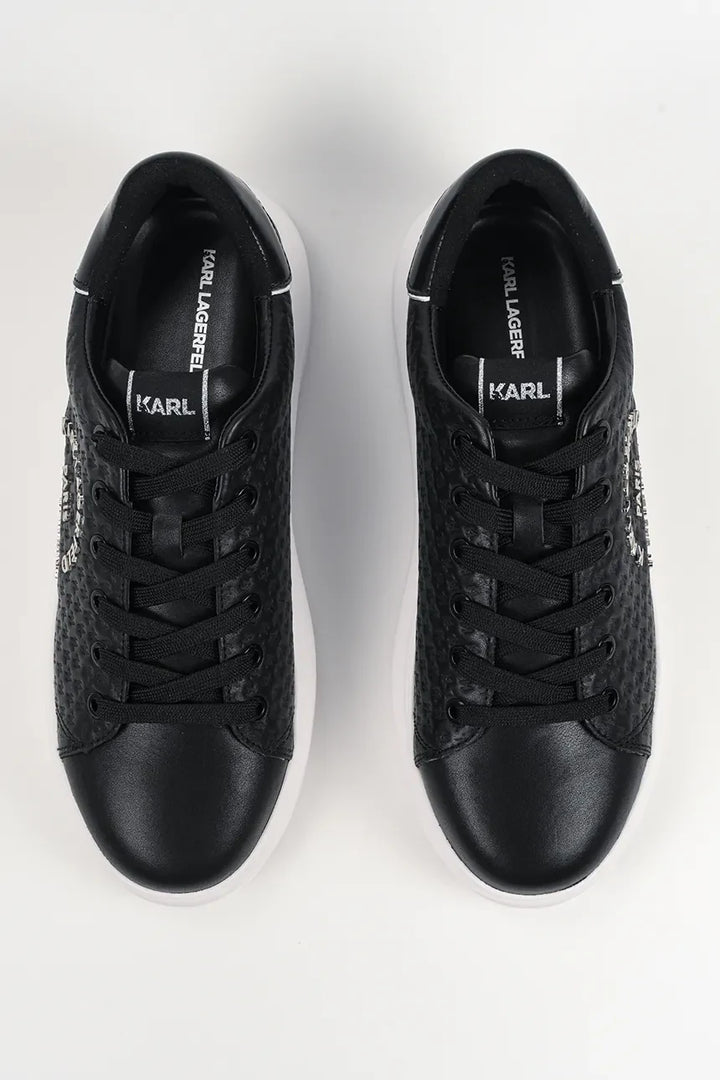 Karl Lagerfeld Kapri Microgram Men's Sneakers | Black
