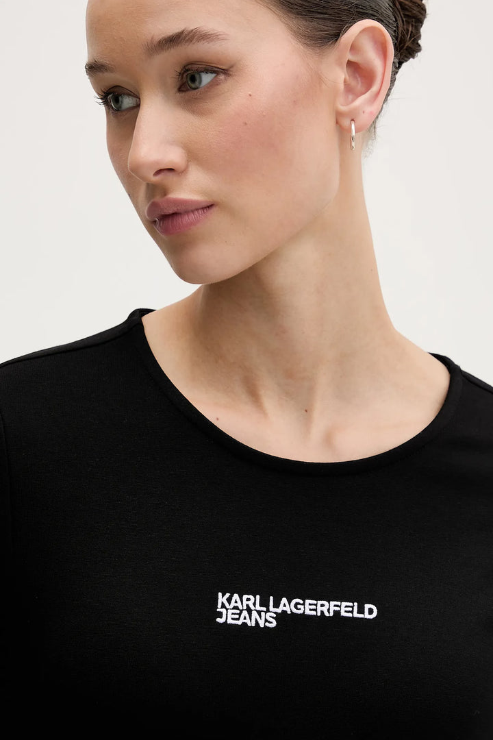Karl Lagerfeld Jersey Dress | Black