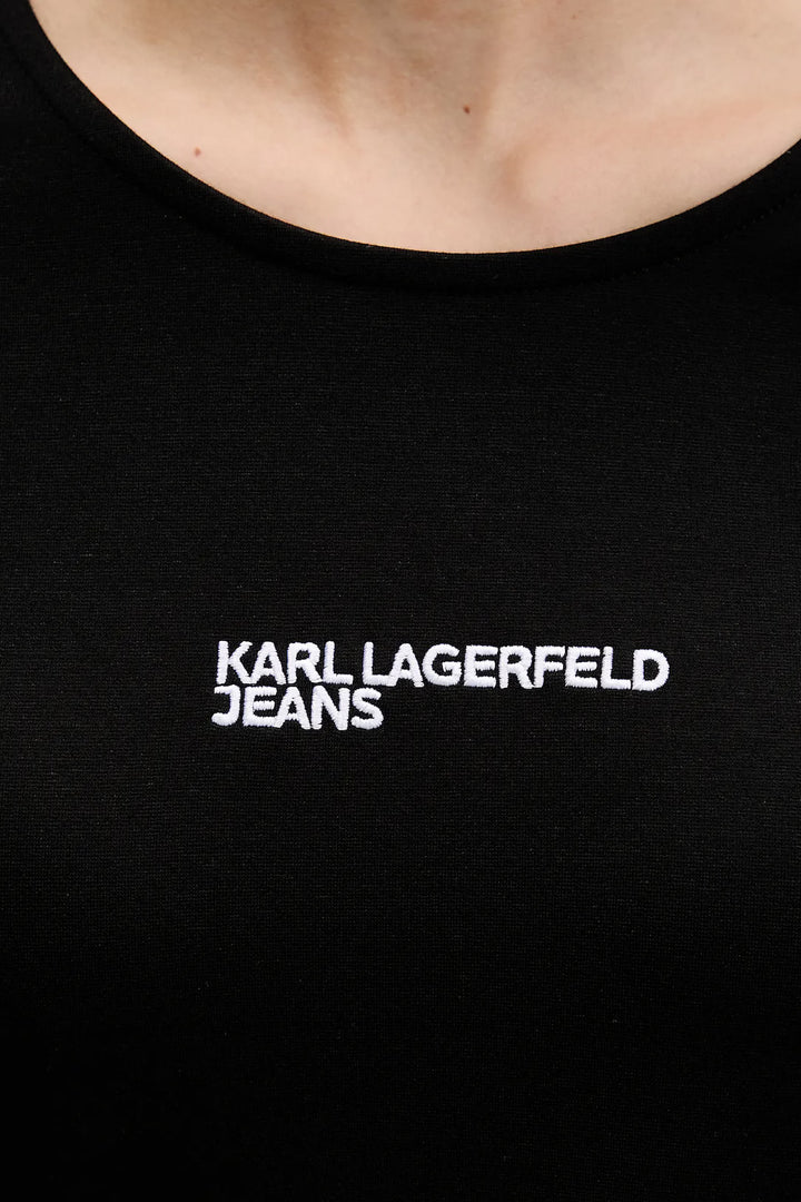 Karl Lagerfeld Jersey Dress | Black