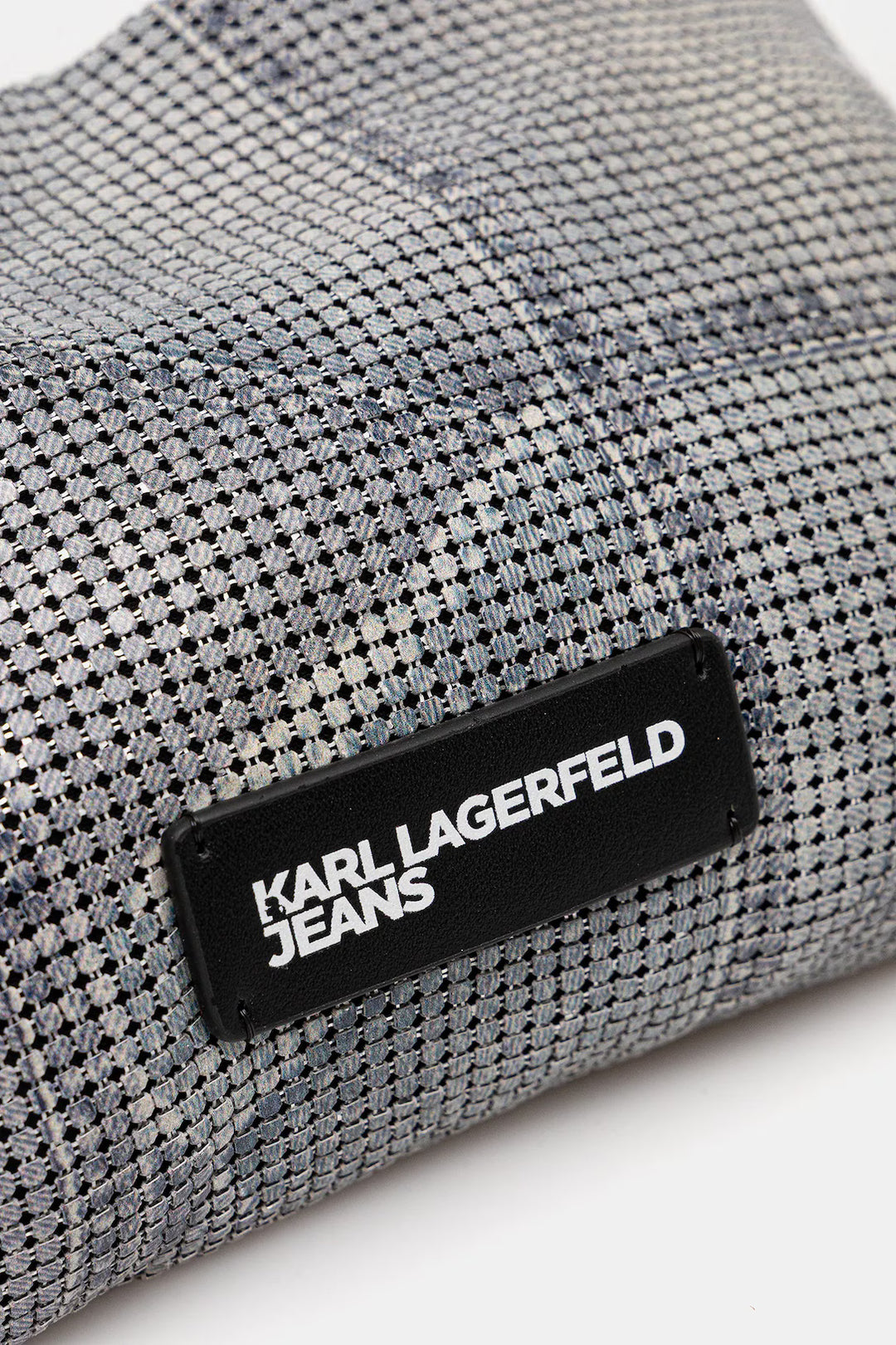 Karl Lagerfeld Chainail Shoulder Bag | Silver