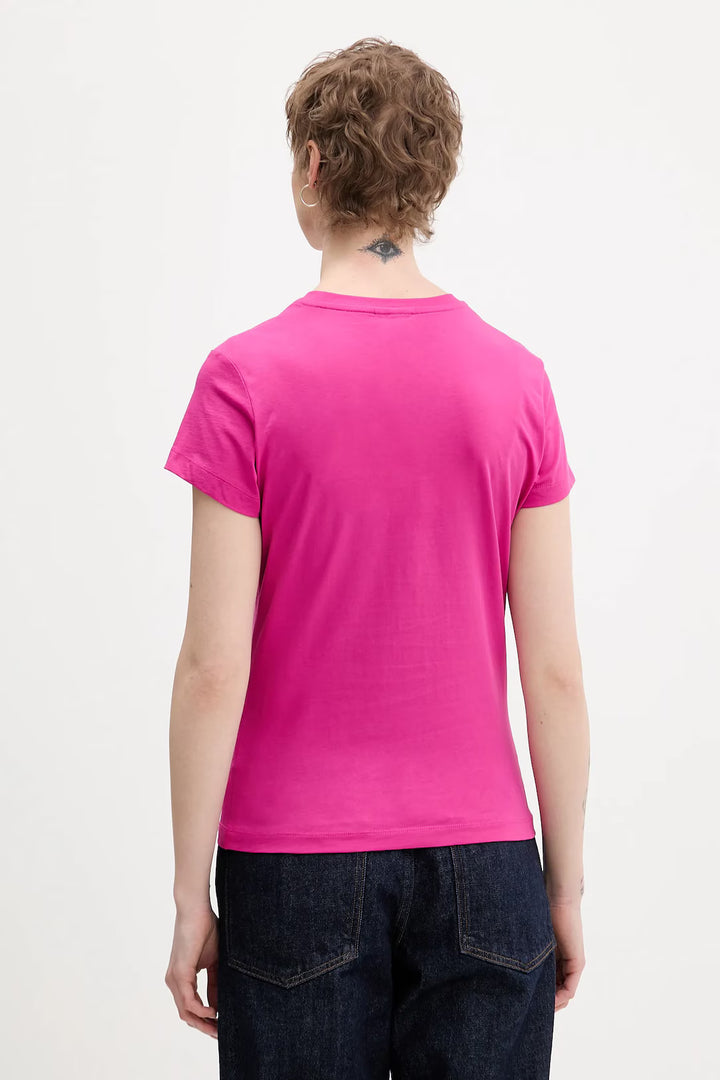 Karl Lagerfeld Slim Fit Reflection Women's T-shirt | Very Berry