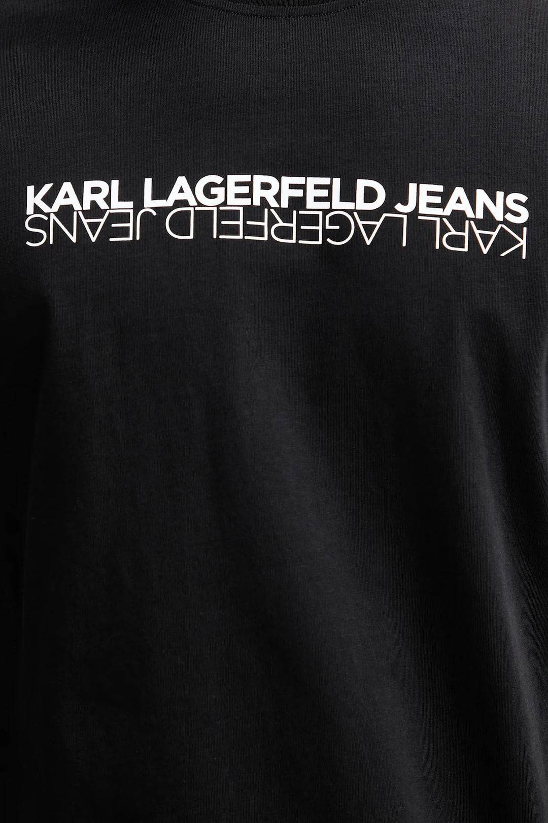 Karl Lagerfeld Slim Fit Reflection Men's T-shirt | Black