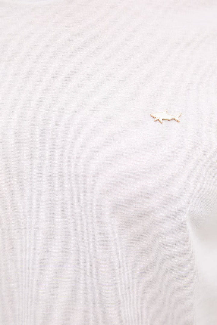 Paul & Shark Double Mercerised Cotton Jersey T-shirt | White