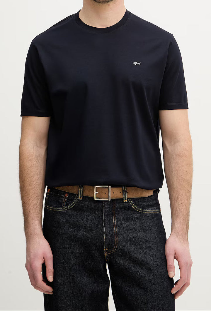 Paul & Shark Double Mercerised Cotton Jersey T-shirt | Navy