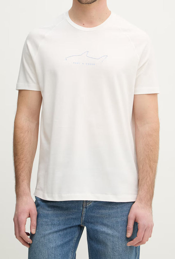 Paul & Shark Lightweight Cotton Jersey T-shirt | White