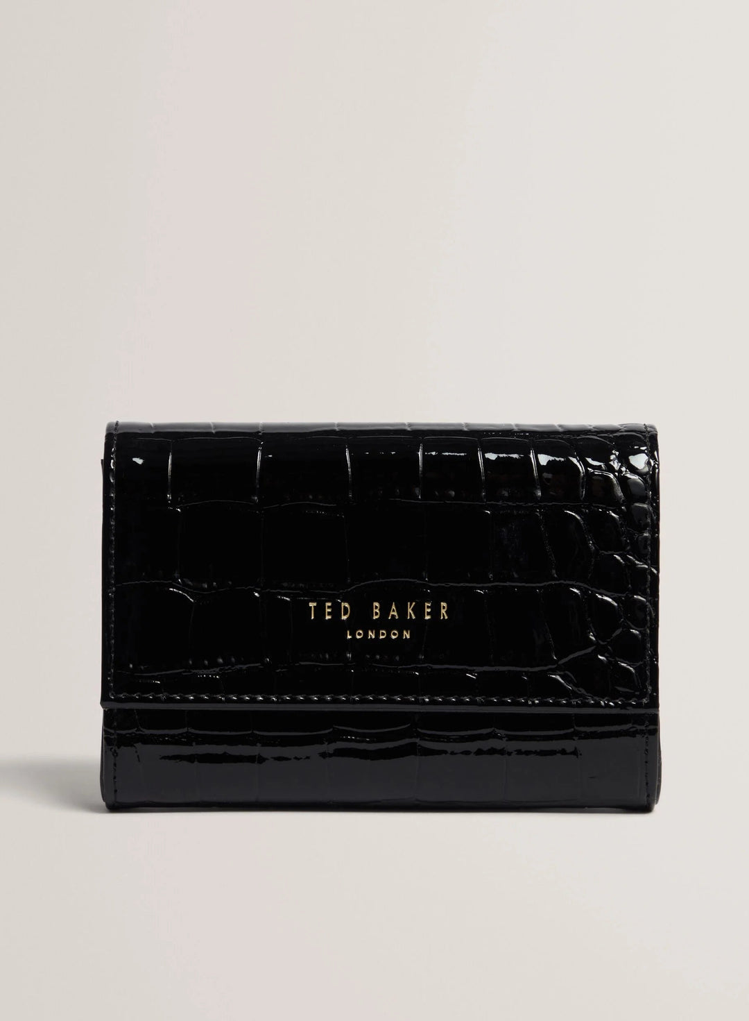 Ted Baker Valliaa Croc Effect Small Purse | Black